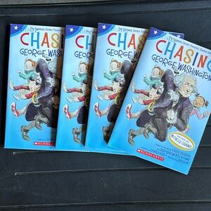 Scholastic kids books Bundle, “Chasing George Washington “4 copies Never used